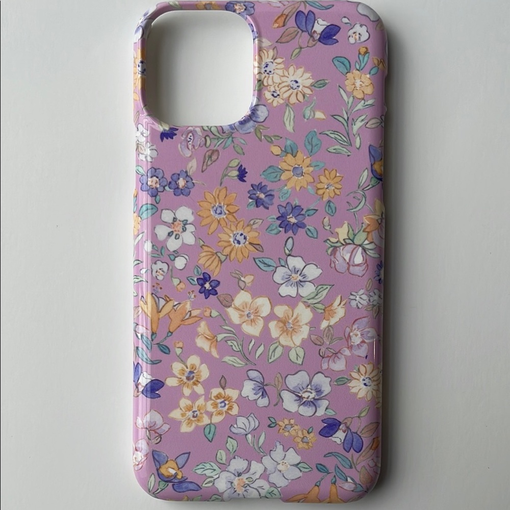 LoveShackFancy Minnie & Emma Floral I-Phone 11 Pro Case - Pink and Yellow